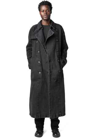 LEB Leon Emanuel Blanck | AW26 - Tevere denim trench coat, K03-TC-TD
