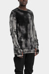 MD75 | AW25 - Wool knit sweater, Black spray MD12108