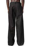 Cotton canvas fold pants