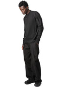 Cotton canvas fold pants