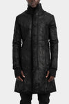 MD75 | AW25 - Wool cashmere brush stroke treated coat, MD12173