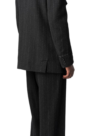 Y's Yohji Yamamoto | AW26 - Hand stitch flap pocket wool tweed jacket, MW-J17-106