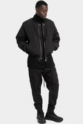 Padded bomber jacket