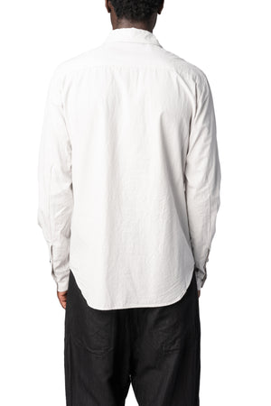 Forme D'Expression | AW26 - Slim sutured cotton shirt, Water US038