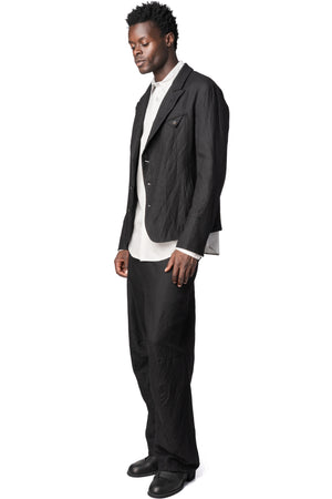 Forme D'Expression | AW26 - Cropped wool linen mess jacket, UG073