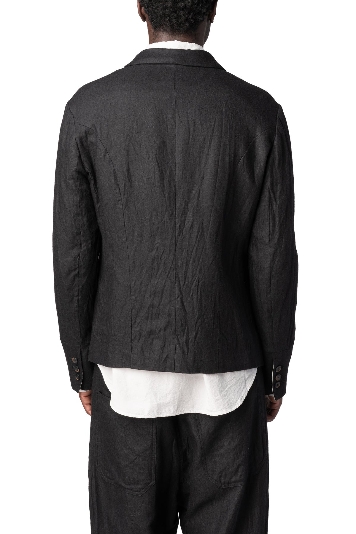 Forme D'Expression | AW26 - Cropped wool linen mess jacket, UG073