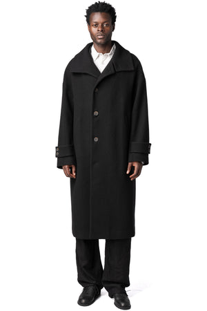 Forme D'Expression | AW26 - High neck wool cashmere overcoat, HC022