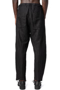 Baggy casual wool linen pants