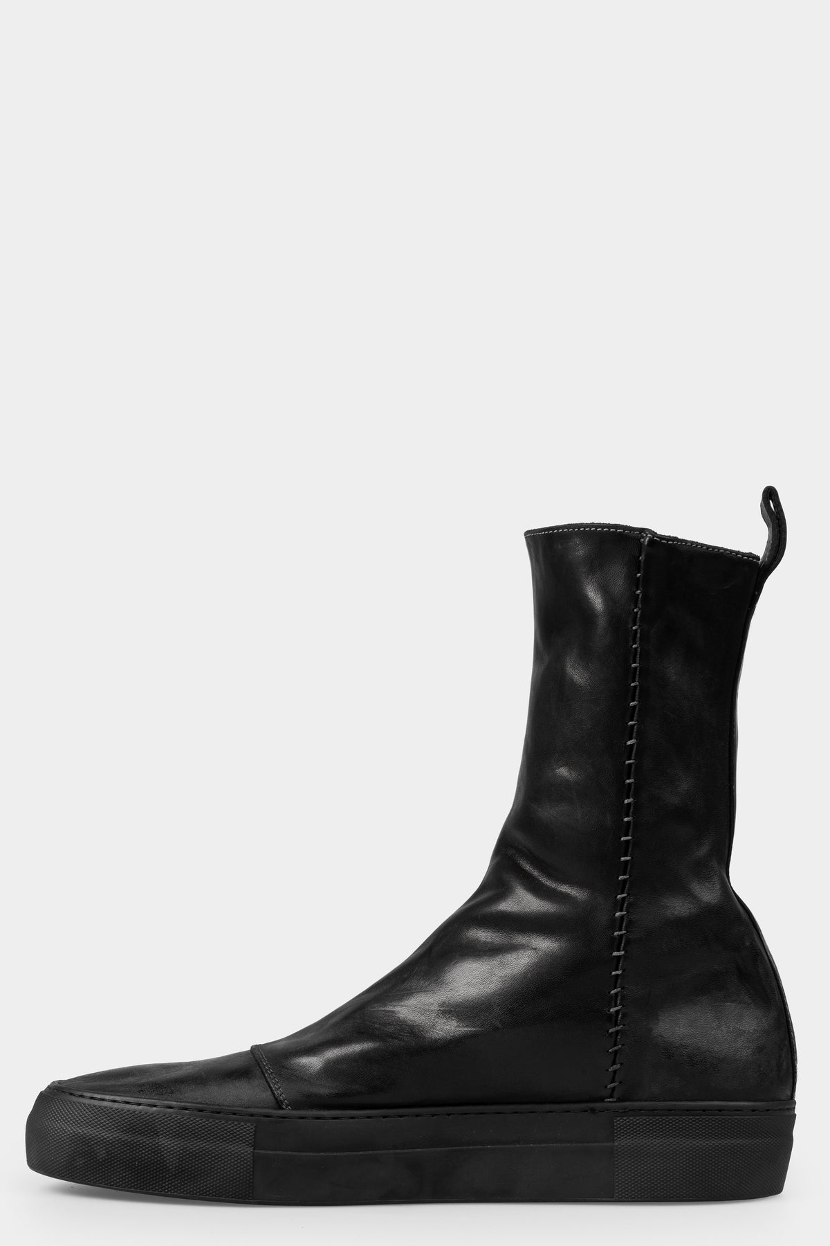 Incarnation | Hidden zip high top leather sneakers, 32711V-7977/RAB, shot on table