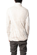 Double layer cotton roll neck long sleeve top, Perl Dissolve