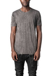 Panelled crew neck cotton t-shirt, Antra Wash
