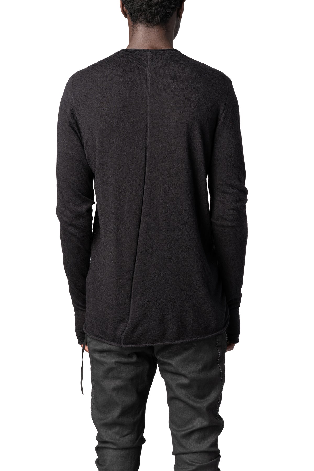 MD75 | AW26 - Fine gauge light wool crew neck sweater, MD13125