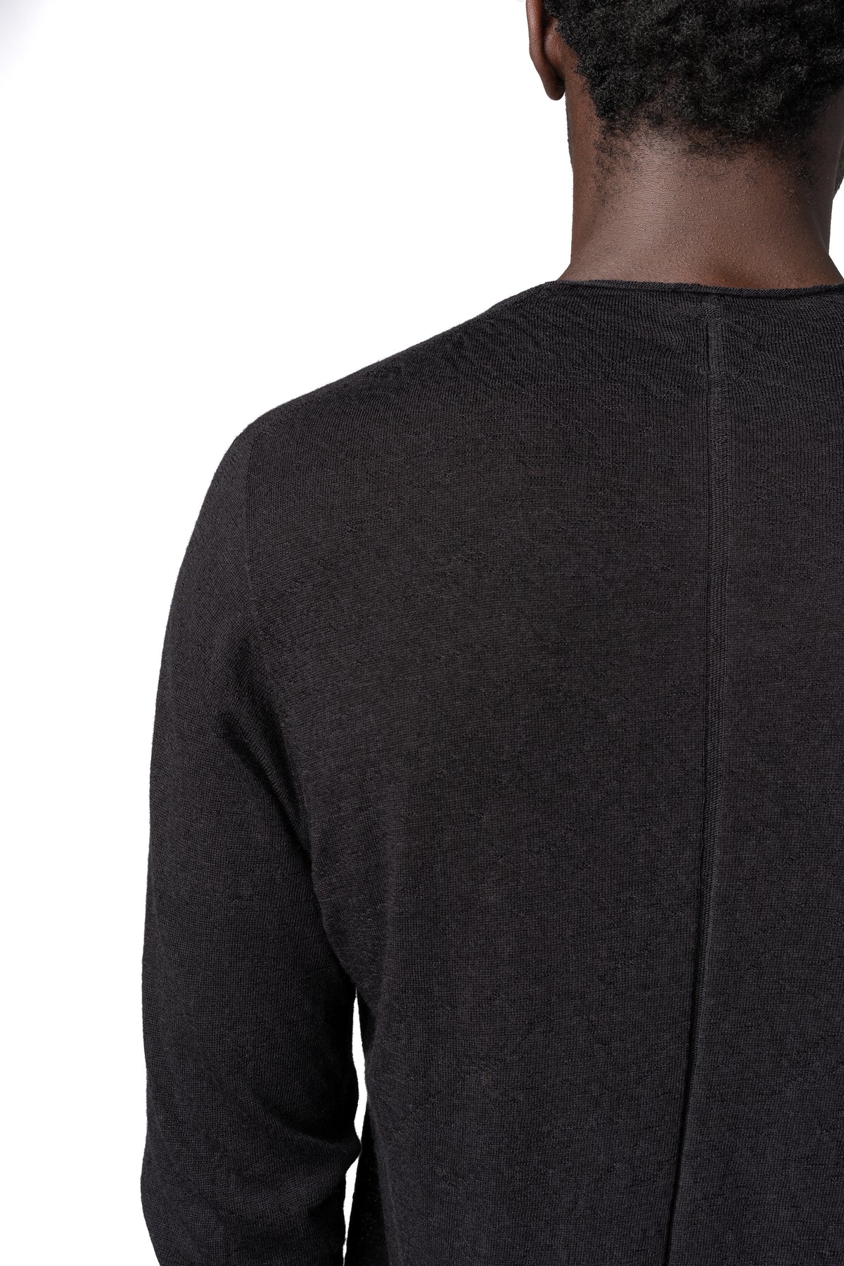MD75 | AW26 - Fine gauge light wool crew neck sweater, MD13125