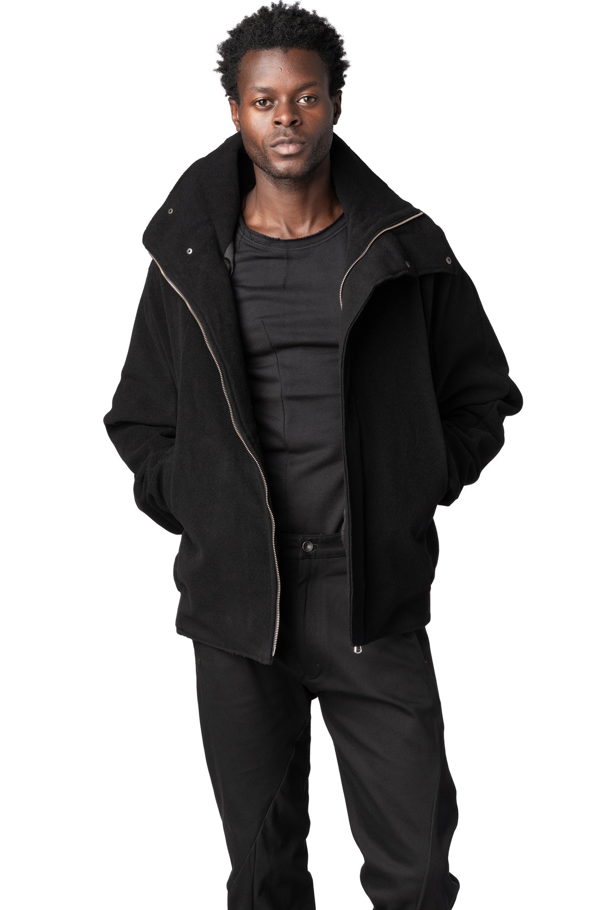 LEB Leon Emanuel Blanck | AW26 - Wool felt aviator jacket, K03-AJ-WF
