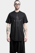 JULIUS_7 | Pre-Spring SS24 - Printed raglan T-Shirt, Black