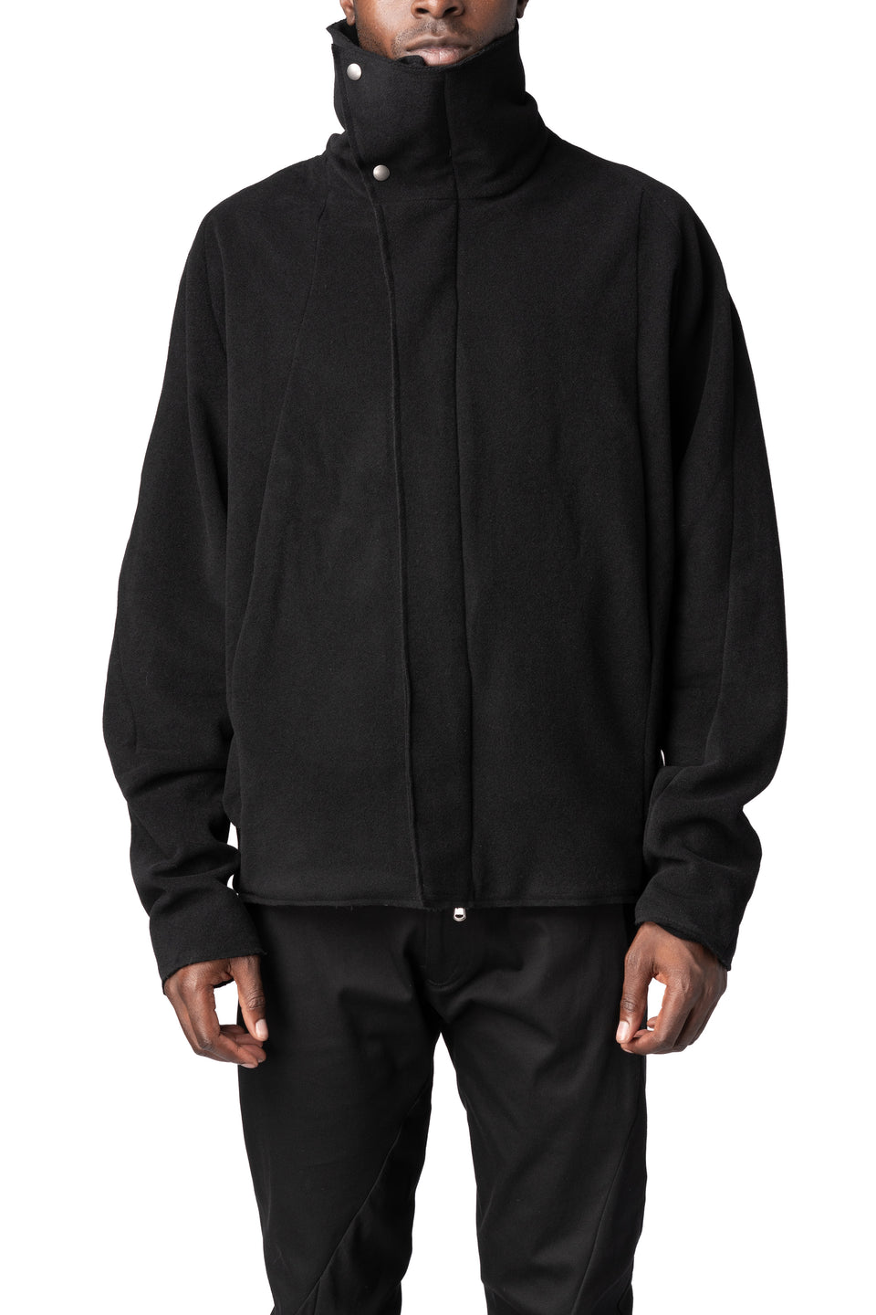 Wool felt aviator jacket