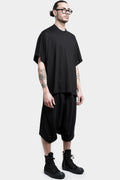 JULIUS_7 | Pre-Spring SS24 - Oversized raglan T-Shirt, Black