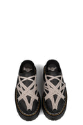 Quad sole Megalace nubuck mule