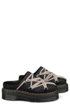 Quad sole Megalace nubuck mule