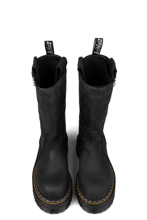 Rick Owens | AW26 - Dr. Martens quad sole pull on nubuck boot, DM02F1814