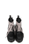 Quad sole steel toe nubuck boot