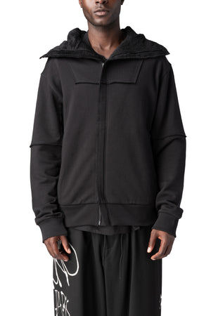 Y-3 | AW26 - French terry ninja zip hoodie, Black KR1073
