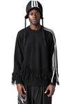 3-Stripes knitted bonnet, Black