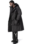 GTX padded hooded coat, Black