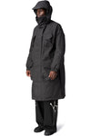 GTX padded hooded coat, Black