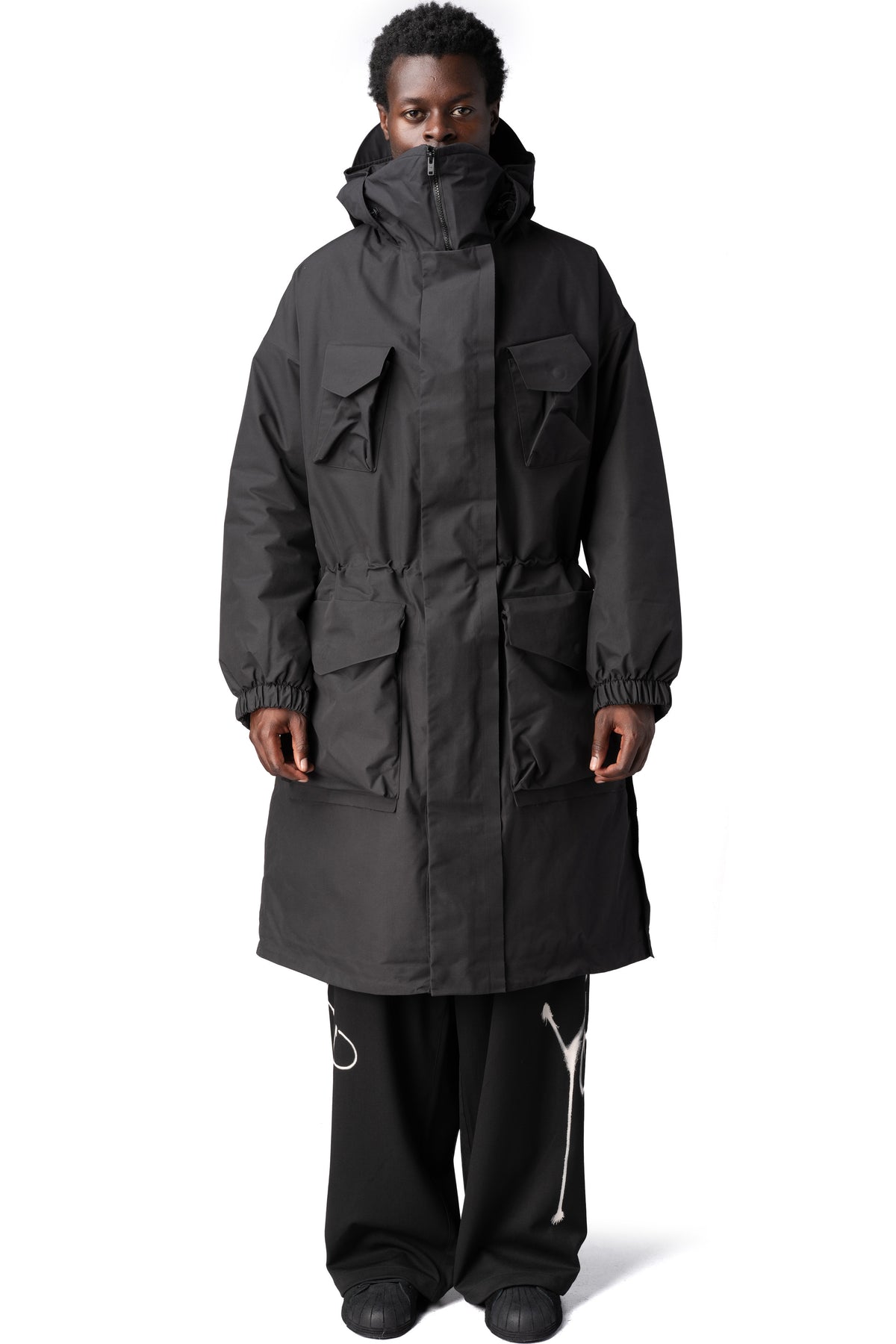Y-3 | AW26 - GTX padded hooded coat, Black KR1097