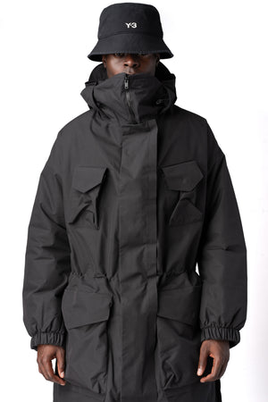 Y-3 | AW26 - GTX padded hooded coat, Black KR1097