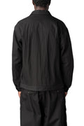 Chest pocket lined wool jacket, Black