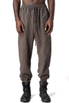 Cotton jogging pants, Mushroom Brown