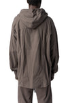 Cotton hooded shirt, Mushroom Brown