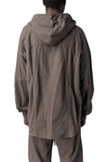 Cotton hooded shirt, Mushroom Brown