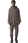 Cotton jogging pants, Mushroom Brown