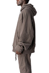 Cotton hoodie, Mushroom Brown