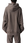 Cotton hoodie, Mushroom Brown