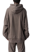Cotton hoodie, Mushroom Brown