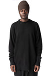 Destroyed knitted cashmere wool beanie, Tobacco
