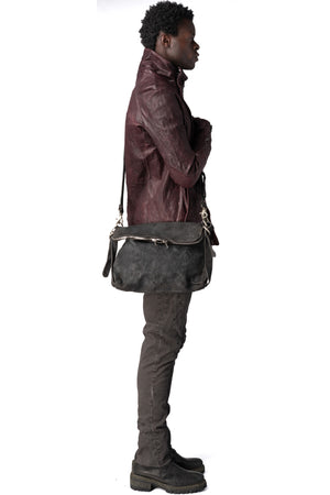 Incarnation | AW26 - Horse leather shoulder bag Dark Charcoal 11V-9797