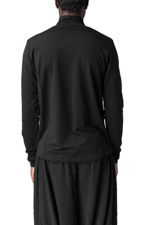 La Haine Inside Us | AW26 - Regular stretch bamboo turtleneck, Black M1356