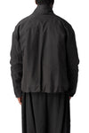 Cropped lightweight padded lyocell jacket, Black