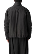 Cropped lightweight padded lyocell jacket, Black