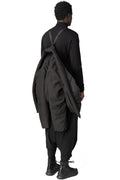 Cropped lightweight padded lyocell jacket, Black