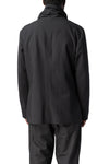 Comfort padded textured cotton jacket, Black