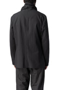 Comfort padded textured cotton jacket, Black
