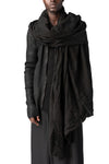 Camouflage jacquard scarf, Black