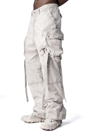Julius_7 | AW26 - Wide cargo trousers, Plaster 957PAM16-PL