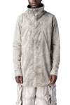 High collar twill shirt, Smog